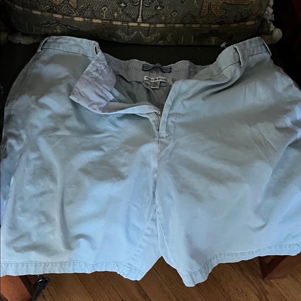 Peter Millar Light Blue Men's Flat Front Shorts